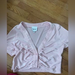 Pink Crop Top